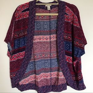 Multicolor kimono cardigan Forever 21